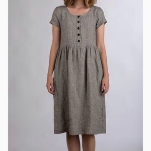 Pyne & Smith Railroad Stripe No. 11 Midi Linen